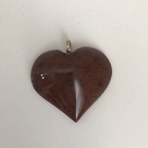 Obsidian Heart Pendant Mexico